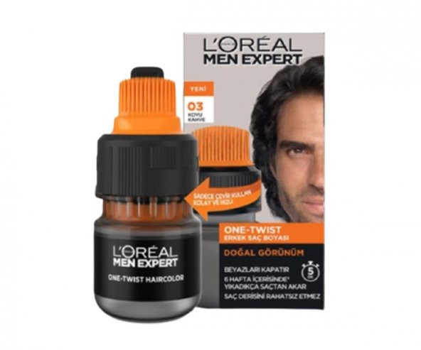 Loreal Men Expert One-twist Erkek Saç Boyası Koyu Kahve 03