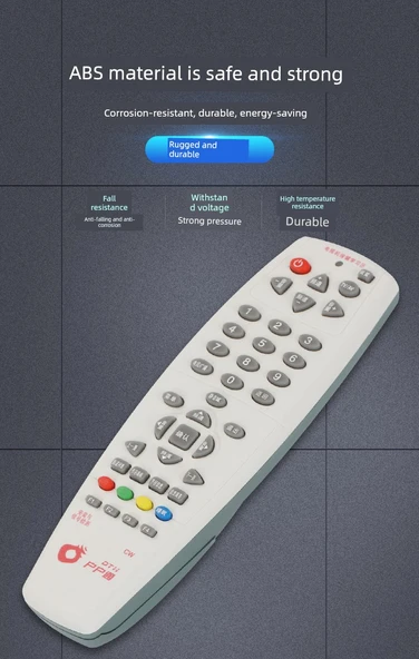 Evrensel TV Set Üstü Kutusu Uzaktan Kumanda Öğrenme - ABS Küçük Mareşal - 10