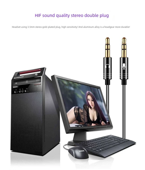 Kulak İçi Kablolu Mikrofonlu Kulaklık - USB Sürücüsüz Laptop Masaüstü - 8