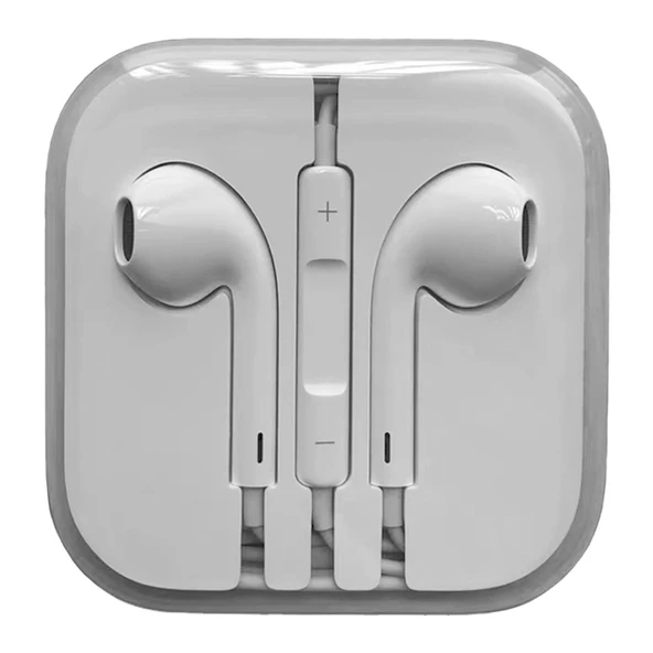 iPhone Kablolu Kulaklık - Hong Kong US Versiyon 6s - Beyaz Halkalı - 4