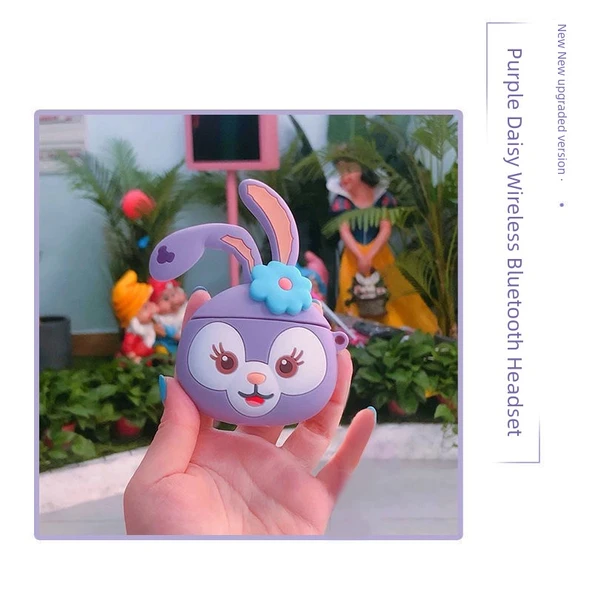 Şarj Kutulu Kablosuz Bluetooth 5.0 Kulaklık - Dokulu Oreo - Resim 8