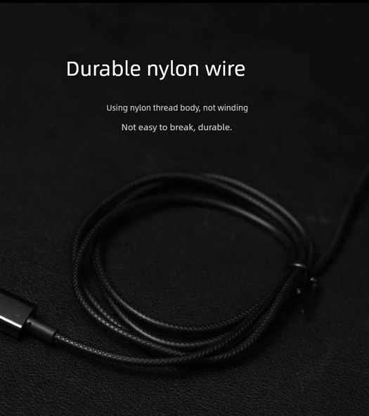 Type-C Girişli Kablolu Oyuncu Kulaklığı - Bağımsız Mikrofonlu - 7