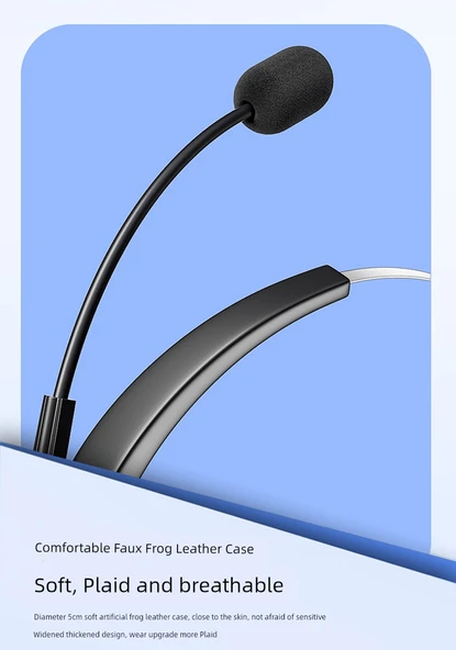 Çağrı Merkezi Kulaklığı - Çift Kulak PC3.5 Çift Fişli Ayarlanabilir Mute Fişli Çift Portlu Bilgisayar - 8