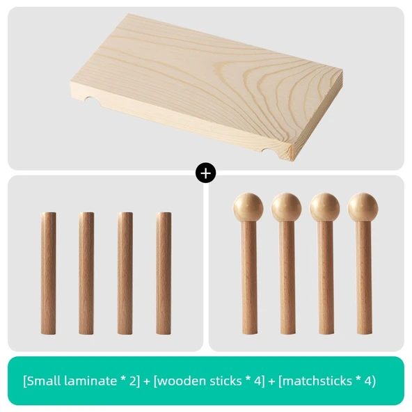 Ahşap Kablo Düzenleyici Raf - Paket Bir