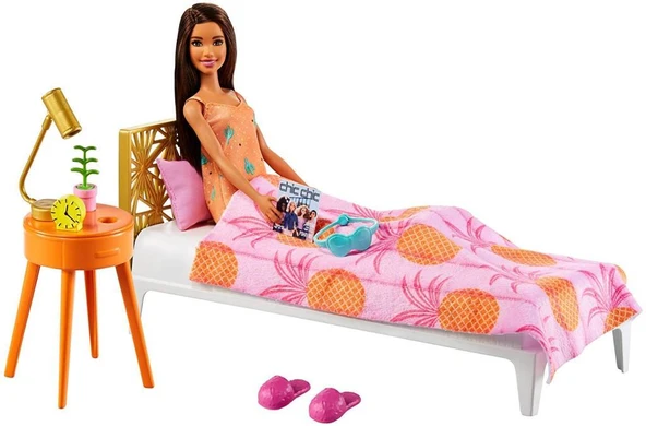 Mattel Barbie Bebek Ve Oda Oyun Setleri GRG86 GTD87