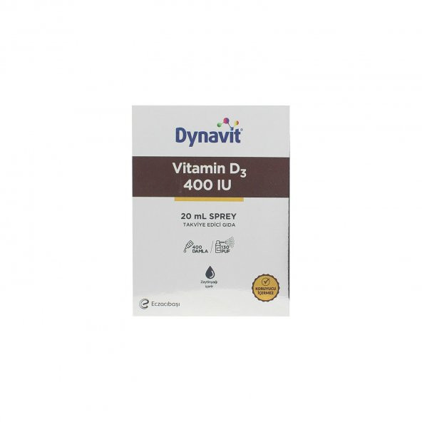 Dynavit Vitamin D3 400 Iu 20 ml Sprey