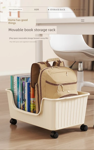 Tekerleksiz Öğrenci Kitap Saklama Kutusu - Ekstra Büyük Boy - Leylak Moru - 7