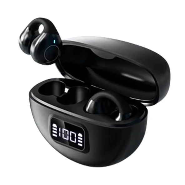 Kemik İletimli Kablosuz Bluetooth 5.2 Kulaklık - Enjoy Siyah [HD Ses Kalitesi] - 5