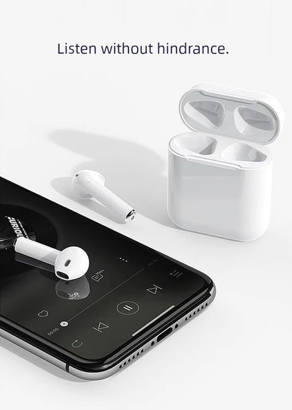 Kablosuz Bluetooth Kulaklık - M Bambu Kuş Püskülü - 10