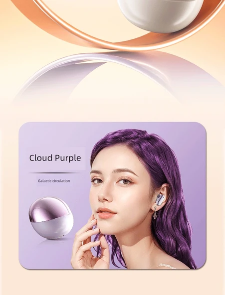 AI Çeviri Kulaklığı - Ten Rengi - Bluetooth 6.0 - S602 - 10