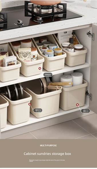 Mutfak Dolabı Saklama Kutusu - Üç Parça Set FG-2220ABC - Resim 8