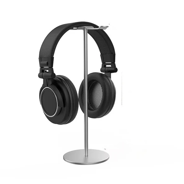 Alüminyum Alaşımlı Gaming Kulaklık Standı - Siyah, Silikon Korumalı - 5