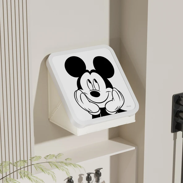 Su Geçirmez Katlanabilir Duvara Asılı Saklama Kutusu - Mickey 01