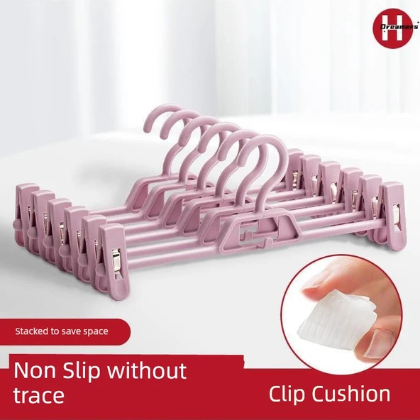 Pantolon Etek Askısı - Açık Mor - 5'li Paket - 2