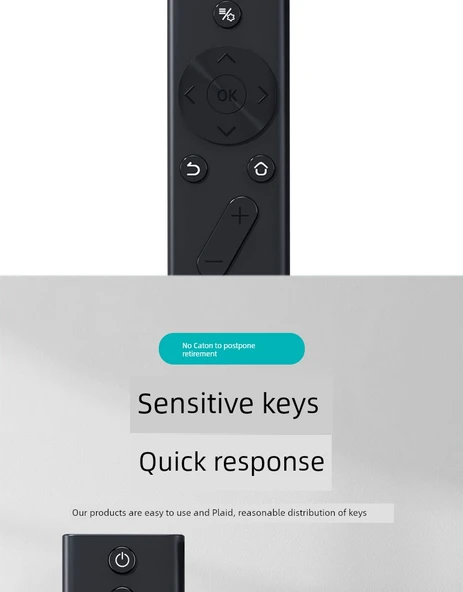 Evrensel Bluetooth Ses Projektör Kumandası - Odaklı Ses, Koruyucu Kılıf ve Hızlı Gönderi - 8