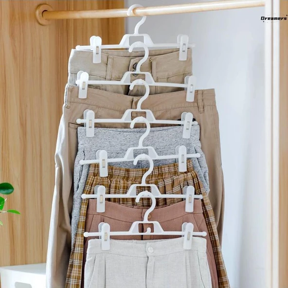 Pantolon Etek Askısı - Açık Mor - 5'li Paket - 3
