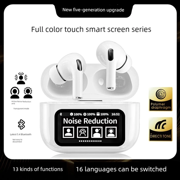 Bluetooth Kulak İçi Spor Kulaklık - Gök Mavisi 02 Kulak Askılı Uzun Ömürlü - 3