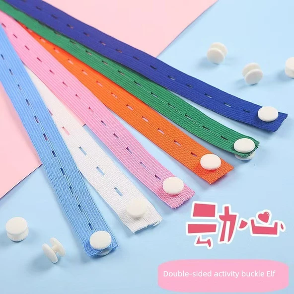 Yoga Matı Saklama Kayışı - Renkli Paket [50 Adet] 25cm