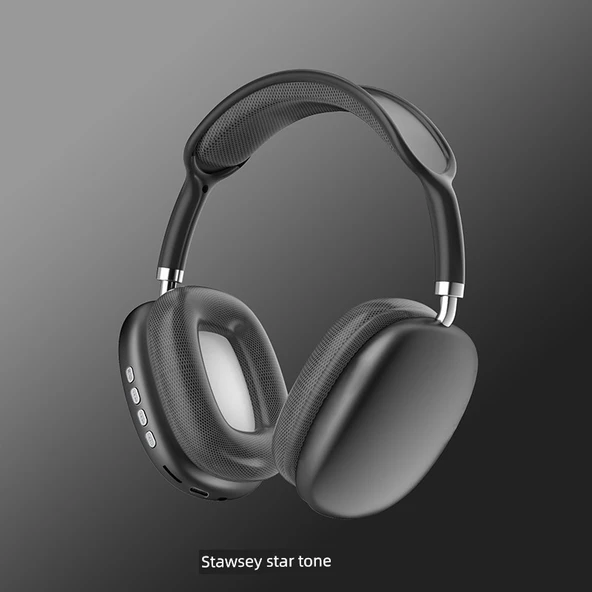 Kablosuz Bluetooth 5.1 Kulaklık - Siyah - 12-18 Saat Çalma Süresi