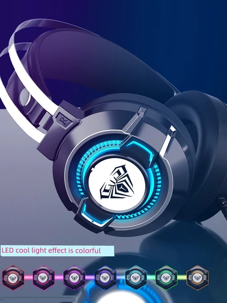 7.1 Surround USB Kablolu Oyuncu Kulaklığı - Koyu Gece USB Arabirim ve Kulaklık Askısı - 2
