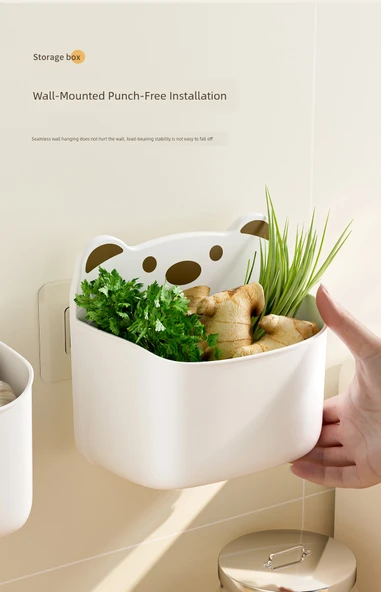 Duvara Monte Mutfak Rafı - Kahverengi Ayı - Küçük Boy - 2'li Paket - Resim 11