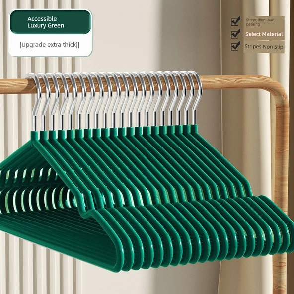 Çocuk Elbise Askısı - Lüks Yeşil - 70g 3.1mm Çelik Telli - 40cm