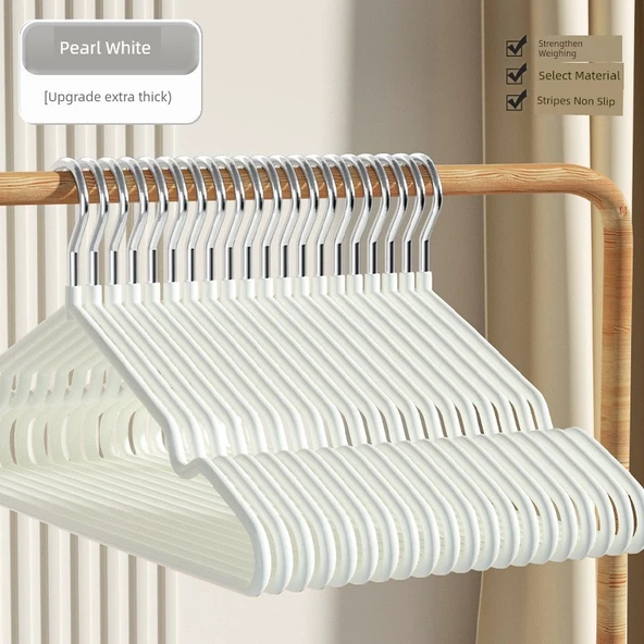 Çocuk Elbise Askısı - Krem Beyaz - 40g 2.2mm Çelik Telli - 40cm