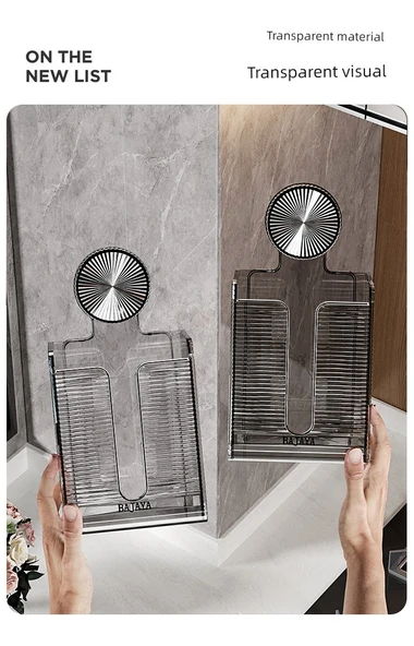 Duvara Monte Mutfak Saklama Rafı - Karışık Renkli 2'li Paket - Resim 10