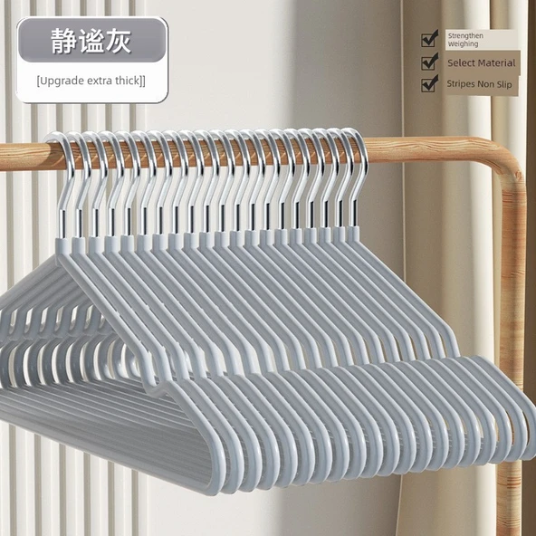 Çocuk Elbise Askısı - Sakin Gri - 70g 3.1mm Çelik Telli - 40cm