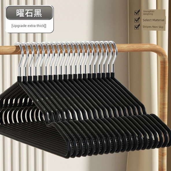 Çocuk Elbise Askısı - Obsidyen Siyahı - 70g 3.1mm Çelik Telli - 40cm