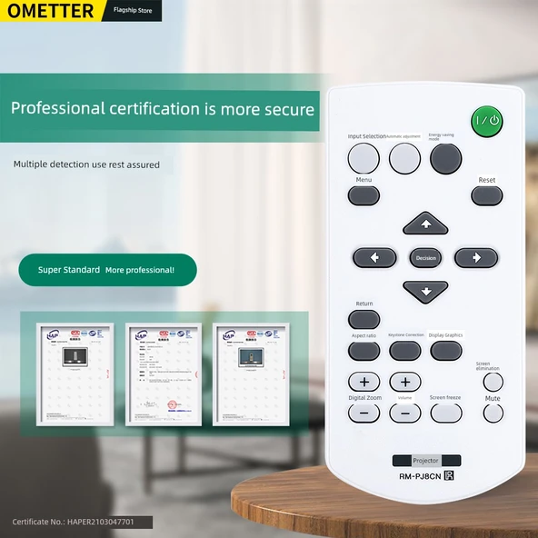 Projektör Uzaktan Kumandası - RM-PJ6 (Model 1) - Resim 5