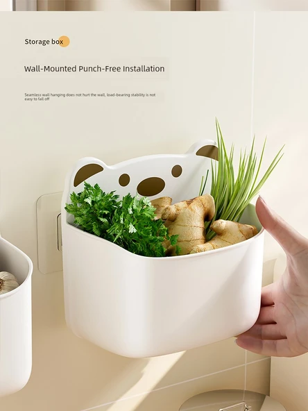 Duvara Monte Mutfak Rafı - Kahverengi Ayı - Küçük Boy - 2'li Paket - Resim 5