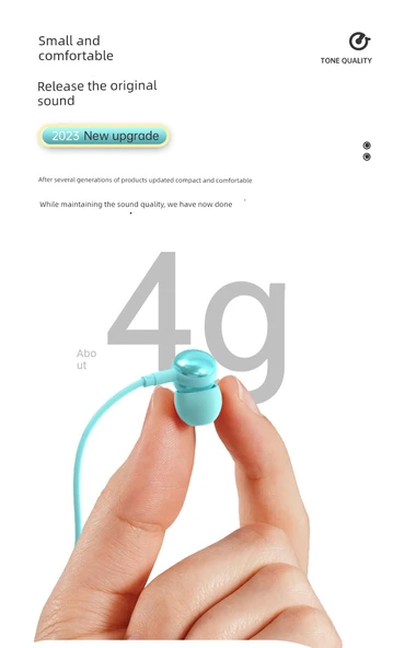 iPad Type-C Girişli Mikrofonlu Kulak İçi Kulaklık - Pembe - 10