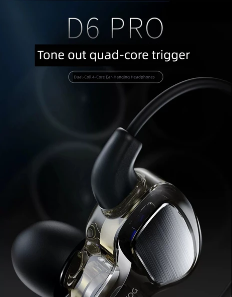 Oppo Uyumlu Ekstra Basslı Kulak İçi Kulaklık - Siyah - TYPEC Özel - 6
