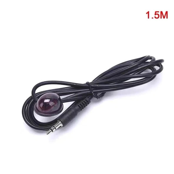 Dijital TV Set Üstü Kutusu IR Kızılötesi Uzaktan Kumanda Uzatma Kablosu 3.5mm Fiş 1.5m - 5