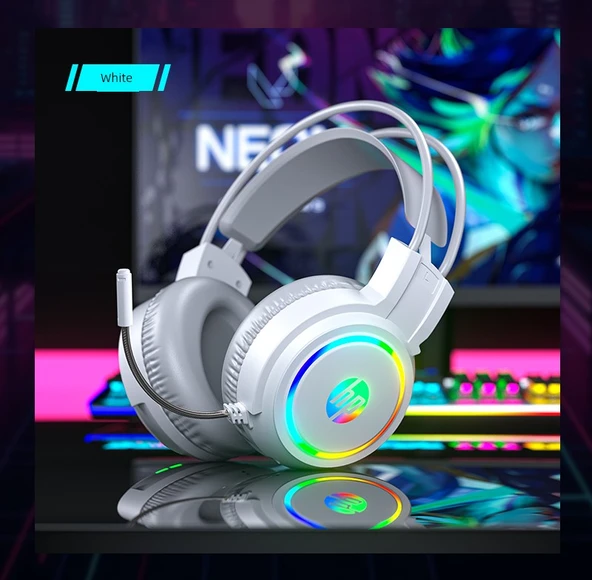 Siyah USB Işıklı Kablolu Gaming Kulaklığı - 9