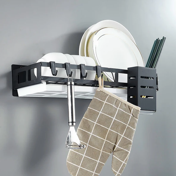 S Şeklinde ABS Mutfak Banyo Askısı - 10'lu Paket - Gri - Resim 6