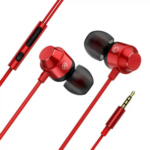 Vivo Iqoo Serisi MJ Kırmızı 3.5mm Kablolu Kulak İçi Kulaklık