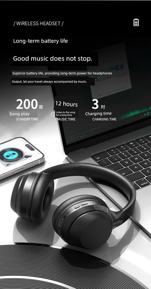 Bluetooth 5.2 Gürültü Önleyici Kablosuz Oyuncu Kulaklığı - Pembe - 8