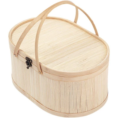 Bambu Dokuma Yumurta Sepeti - 4.50kg 34*23*16cm