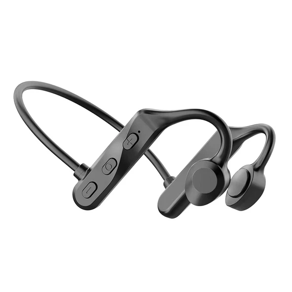 Kemik İletimli Bluetooth Kulaklık - X9 Beyaz Çanta - 6