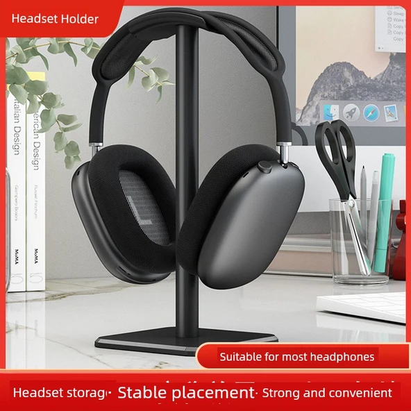 Minimalist Alüminyum Alaşımlı Kulaklık Standı - Beyaz - 2