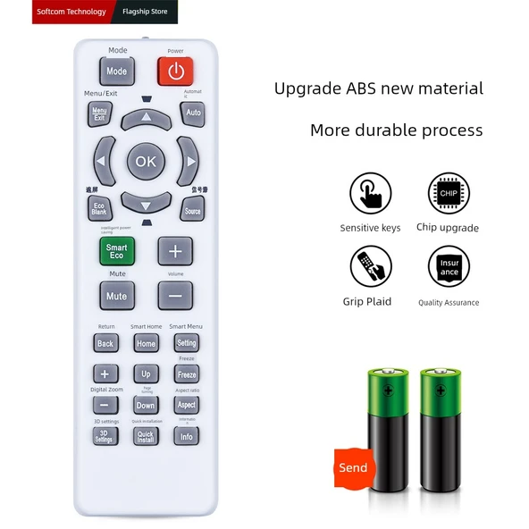 BenQ Projektör Uzaktan Kumanda - Stil 2 [Direkt Kullanım İçin Orijinal] - 2