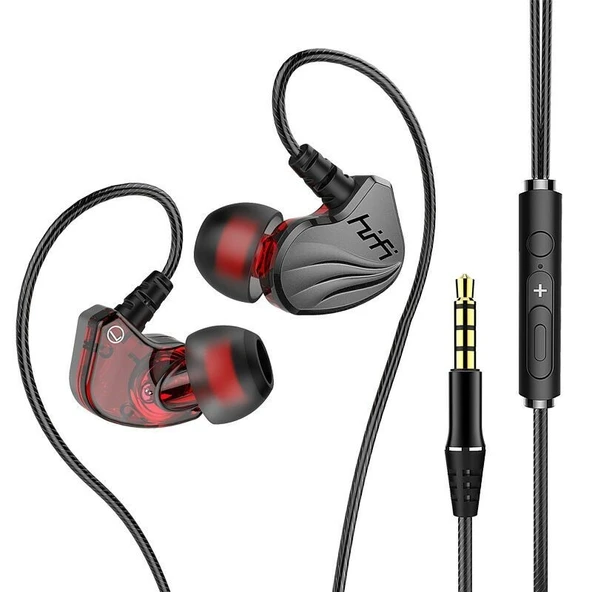 Kablolu Kulak İçi Kulaklık - S2 Siyah - 3.5mm