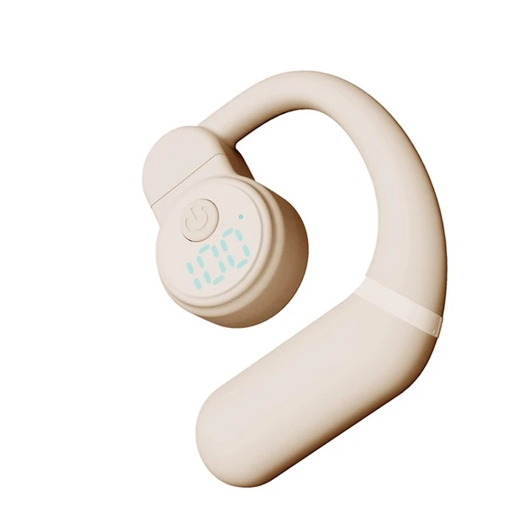 Kablosuz Bluetooth Hava İletimli Kulaklık - Ten Rengi