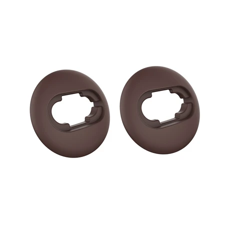 Galaxy Buds Live Silikon Kulaklık Kılıfı - Kahverengi Büyük Boy 1 Çift