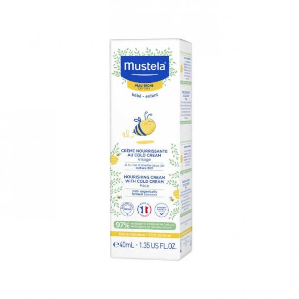 Mustela Cold Cream İçeren Besleyici Yüz Kremi 40 ml