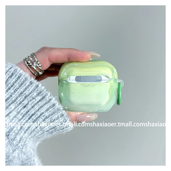 3D Yiyecek Tasarımlı AirPods Pro Kılıfı - Stereo Karpuz - 11