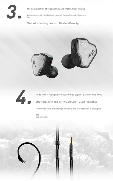 HiFi Kablolu Kulak İçi Mikrofonlu Kulaklık - Beyaz 3.5mm - 9