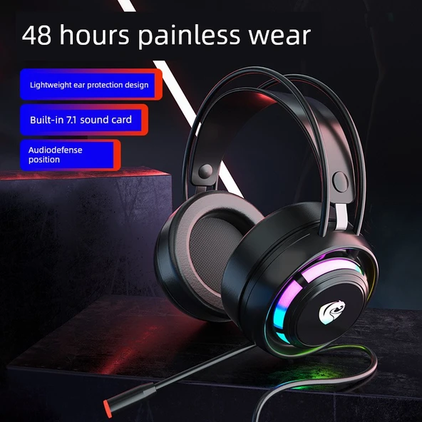 3.5mm Soketli Kedi Kulaklıklı Oyun Kulaklığı - Parlak Pembe - 2